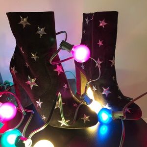 FAB silver star boots ⭐️